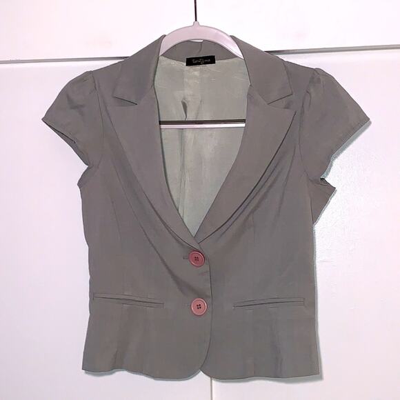 Sage green blazer - Picture 1 of 8